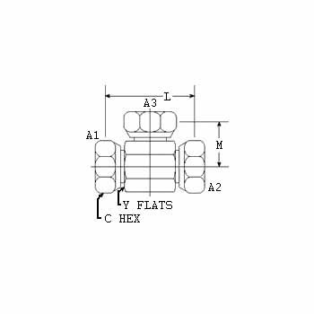 Female Pipe Thread Swivel Tee