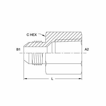 Male JIC - Female Pipe