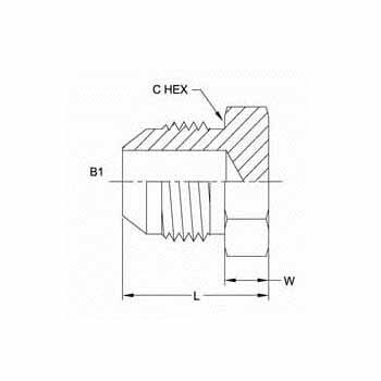 Male JIC Plug