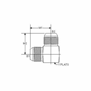 Male JIC 90 Deg Elbow