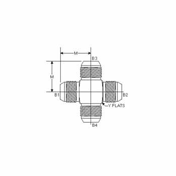 Male JIC Cross