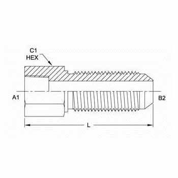 FP-MJ Bulkhead Straight