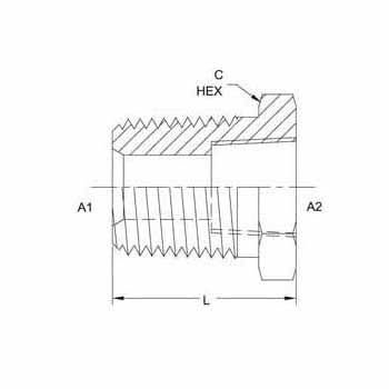 Male Pipe - Female Pipe Bushing