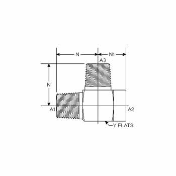 MP-FP-MP Tee 5603 Series