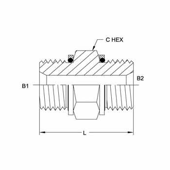 Male Metric Nipple 8055 Series