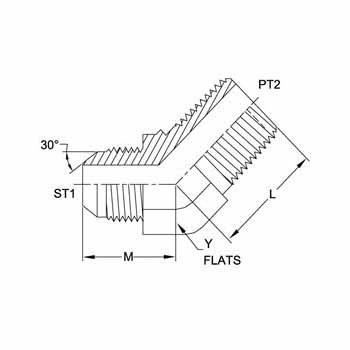 MJIS-MBSPT 45 Elbow 8180 Series