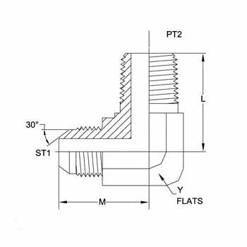 MJIS-MBSPT 90 Elbow 8280 Series