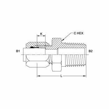 BT-MP Straight Adapter C2404 Series