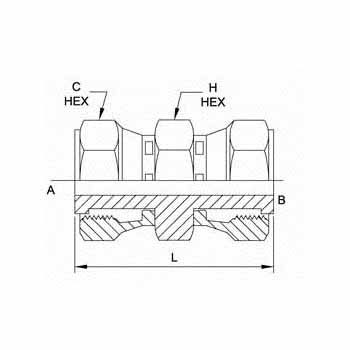 Female Face Seal Union Swivel