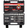 A36 Cougar Pro 3/8" Drive 18 Piece 6 Point Standard Metric Socket Set