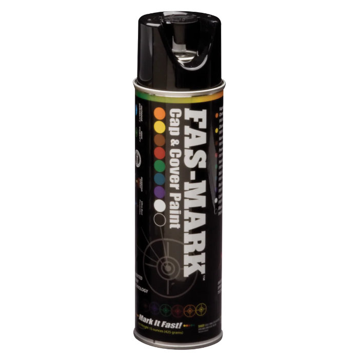 FM15B FasMark Paint  Black 15 oz. Aerosol