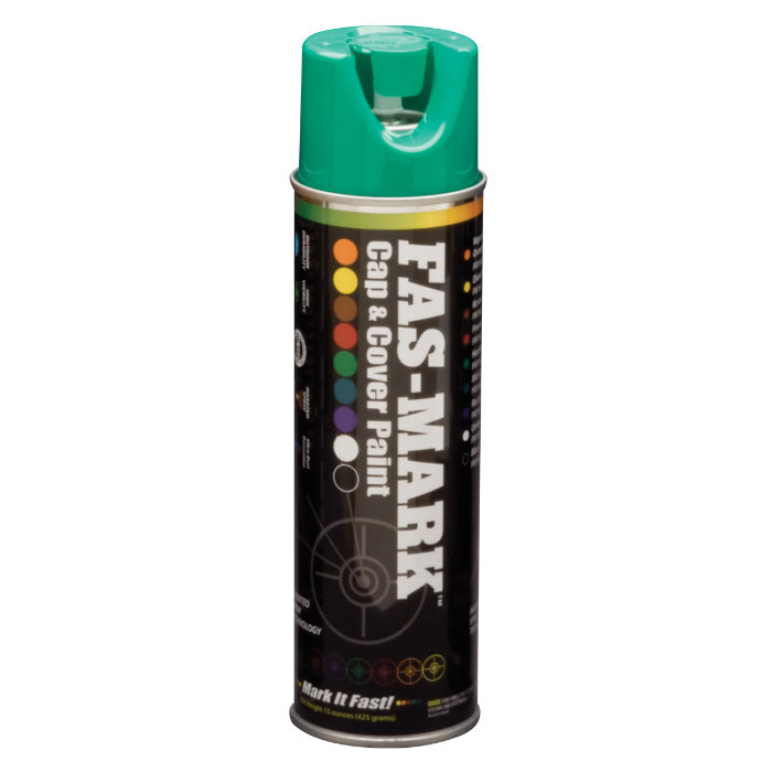 FM15G FasMark Paint  Green 15 oz. Aerosol