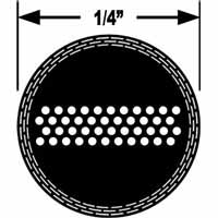 1/4 Round Endless Belts