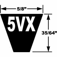 5VX Super HC Molded Notch Belts