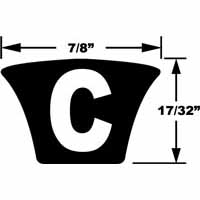 17/32 Height C79 Size Gates C79 Hi-Power II Belt C Section 83.0 Belt Outside Circumference 7/8 Width 17/32 Height 83.0 Belt Outside Circumference 7/8 Width 
