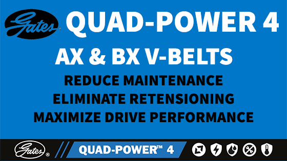 Gates Quad-Power 4 V-Belts