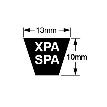 SPA Metric Power V-Belts