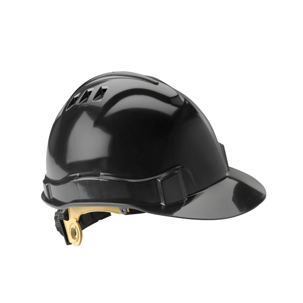 Gateway Safety 71207 Serpent Cap Style Vented Black Hard Hat