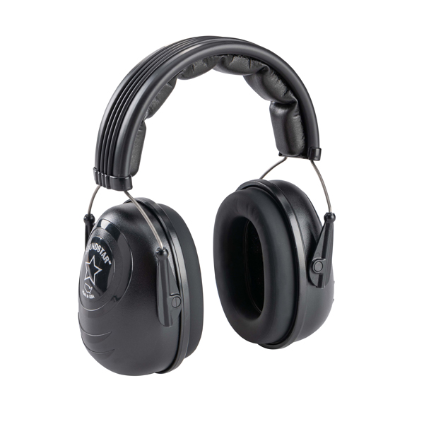 Gateway Safety 954101 SoundStar Over-the-Head Metal Wire  25 NRR Black Earmuff, TASCO 02550