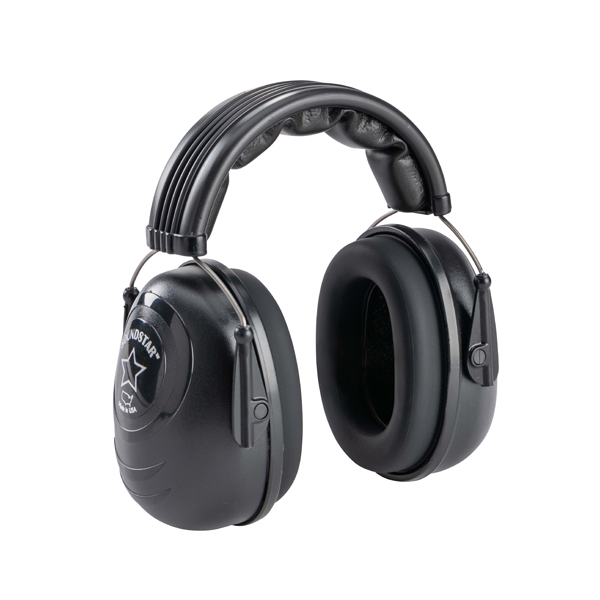 Gateway Safety 954201 SoundStar JR Over-the-Head Metal Wire  25 NRR Black Earmuff, TASCO 02521