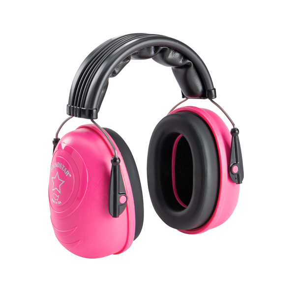 Gateway Safety 954231 SoundStar JR Over-the-Head Metal Wire  25 NRR Pink Earmuff, TASCO 52521