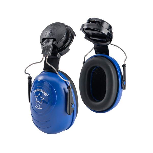 Gateway Safety 954611 SoundStar Universal Fit Cap-Mount Metal Wire  Blue  24 NRR Earmuff, TASCO 12551