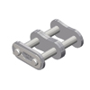 100H-2CL Heavy Roller Chain 100H-2 Double Strand Connecting Link Cotter Pin Type 1-1/4 inch pitch