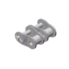 40-2SSOL 304 Stainless Roller Chain 40-2 Double Strand 304SS Offset Link 1/2 inch pitch