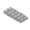 40-2SSRB 304 Stainless Roller Chain 40-2 Riveted Double Strand 304SS 10 Foot Box 1/2 inch pitch