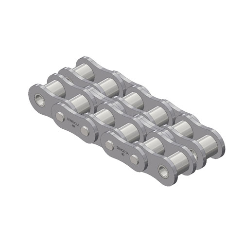 40-2MAXRB ANSI Standard Roller Chain 40-2 Riveted Double Strand 10 Foot Box 1/2 inch pitch
