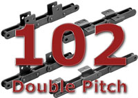 102 Double Pitch Attachement Chain