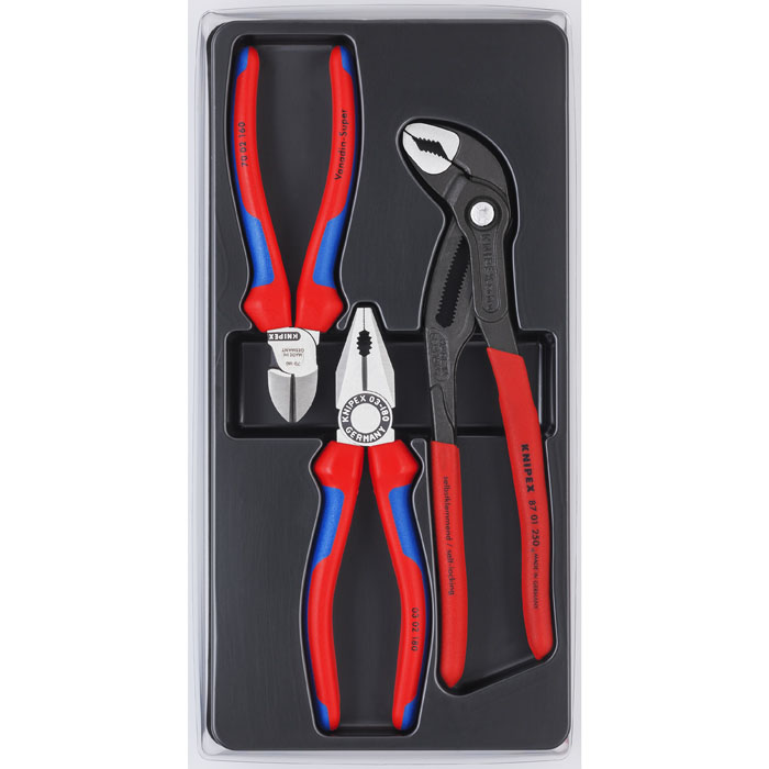 KNIPEX 00 20 09 V01 - 3 Pc Bestseller Pliers Set