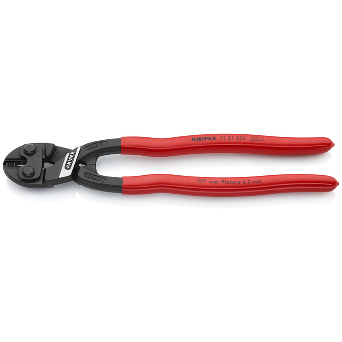 KNIPEX 71 31 250 SBA - CoBolt High Leverage XL Compact Bolt Cutters-Notched Blade