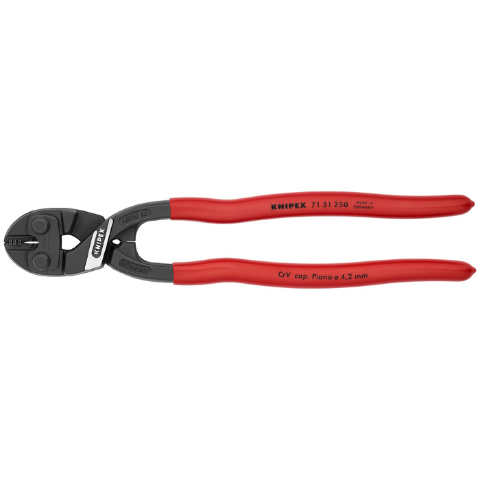 KNIPEX 71 31 250 - CoBolt High Leverage XL Compact Bolt Cutters-Notched Blade