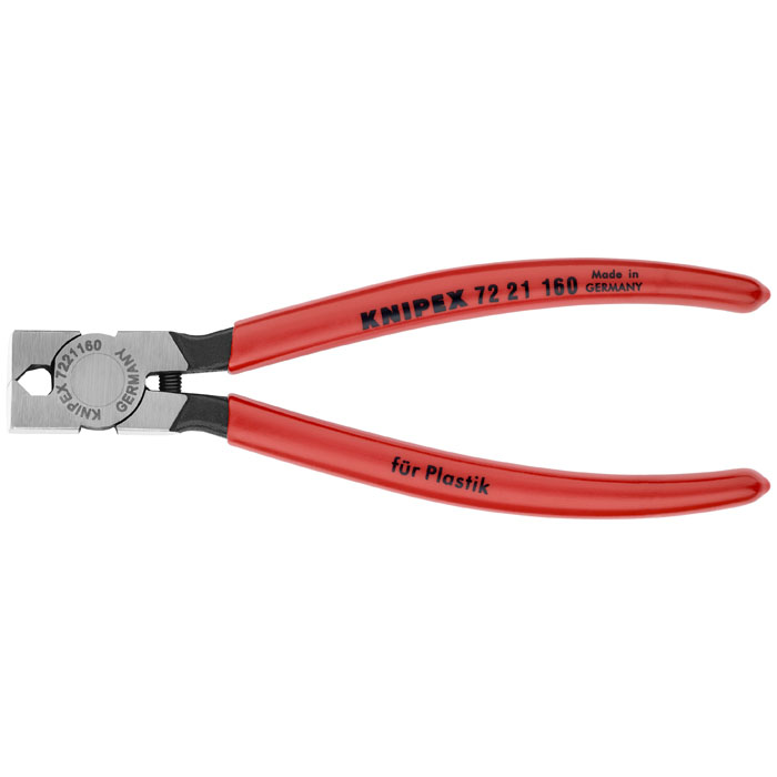 KNIPEX 72 21 160 - Diagonal Pliers for Flush Cutting Plastics 85 Degree Angled