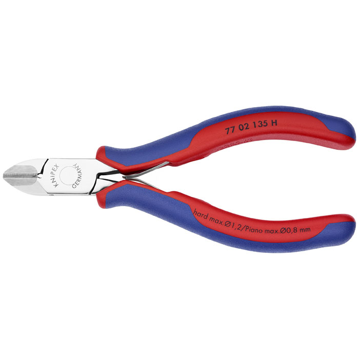 KNIPEX 77 02 135 H - Electronics Diagonal Cutters-Carbide Metal Cutting Edges