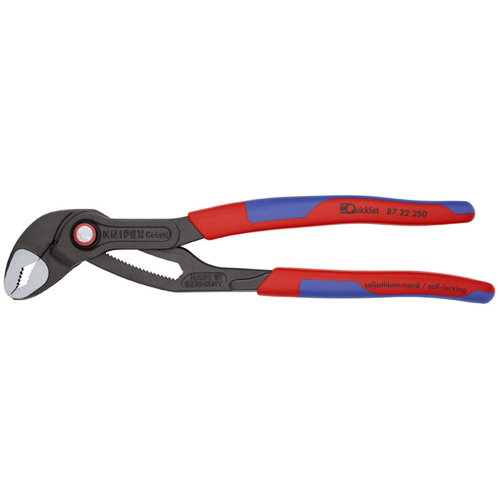 KNIPEX 87 22 250 - Cobra QuickSet Water Pump Pliers