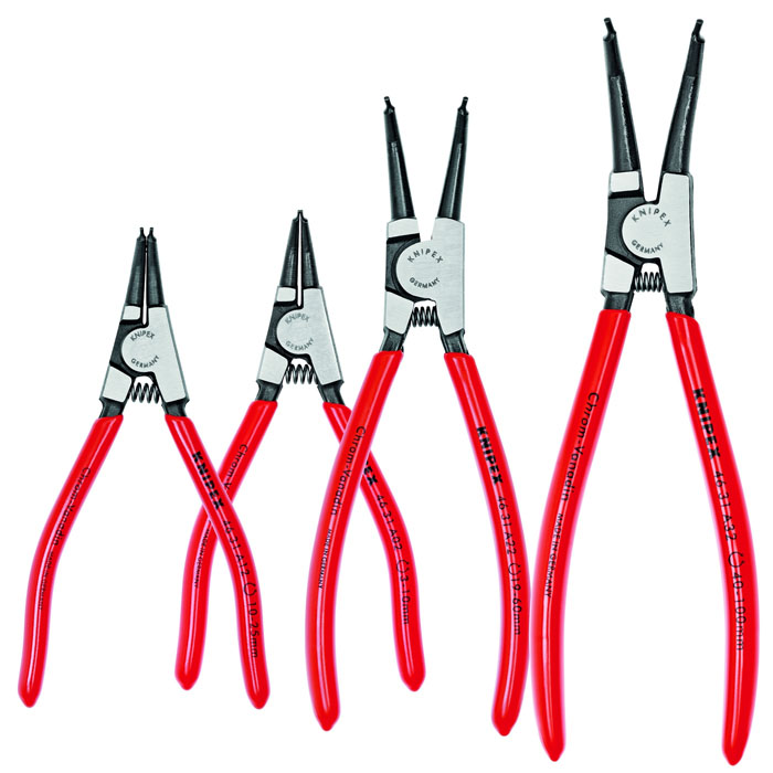 KNIPEX 9K 00 19 02 US - 4 Pc External Snap Ring Set 45 Degree