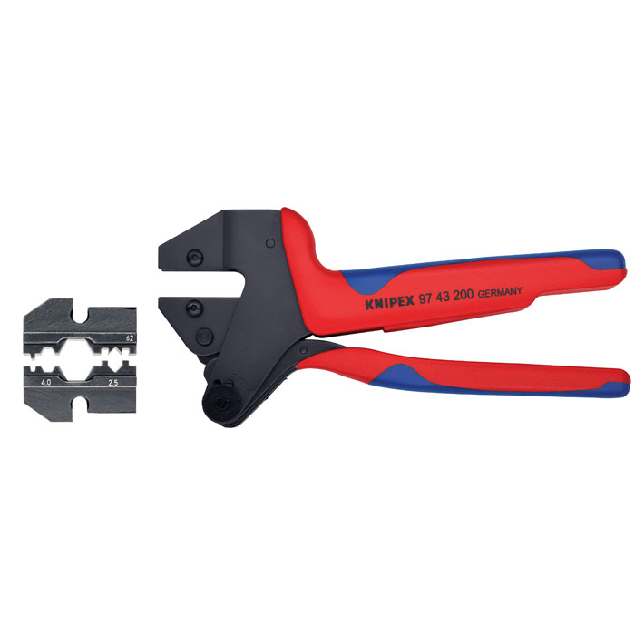 KNIPEX 9K 00 80 58 US - Crimp System Pliers & Crimp Die: Solar Connectors H & 5 (HUBER & SUHNER): 2.5/4.0 mm 11/1