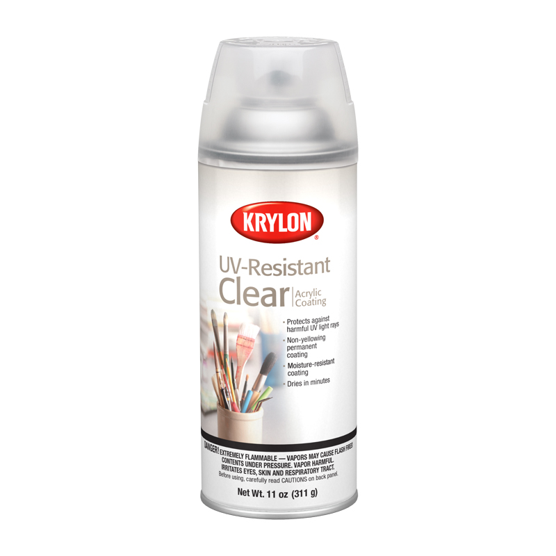 Krylon K01305 UV-Resistant Clear Coating - Case of 6