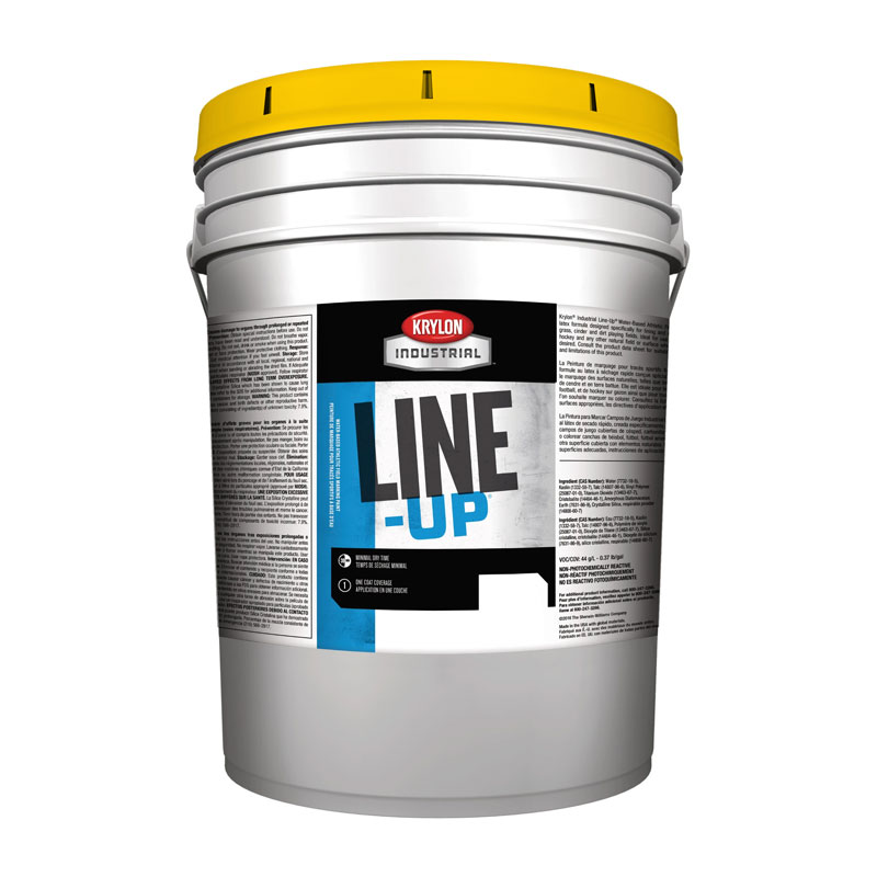 Krylon Industrial K41132920-20 Parking Lot Yellow Line-Up Water-Based Pavement Striping Paint 5 Gallon Pail