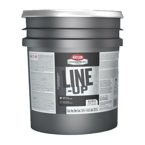 Krylon Industrial K42130404-20 Parking Lot White Line-Up Solvent-Based Pavement Striping Paint 5 Gallon Pail