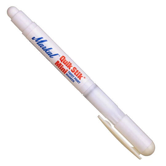 Markal 61126 Quik Stik Twist Marker Mini White Solid Paint Marker