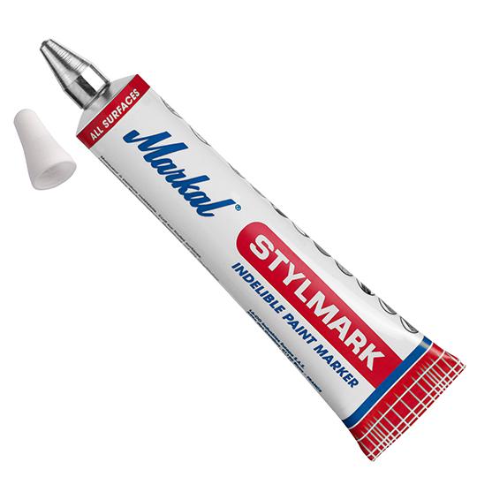 Markal 96652 Stylmark Paint Marker White 1/8"