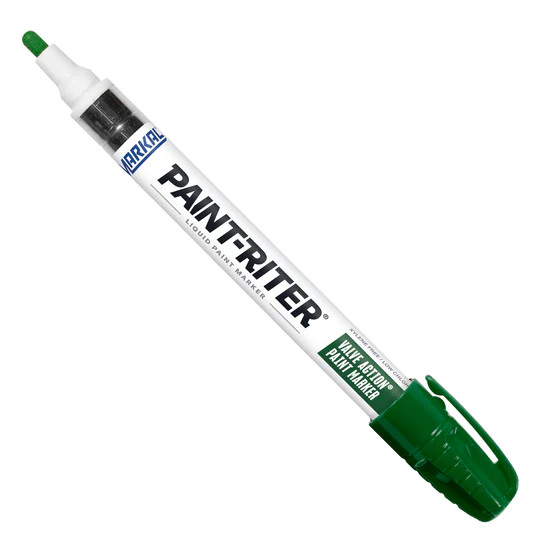 Markal 96826 Paint-Riter Valve Action Paint Marker Green