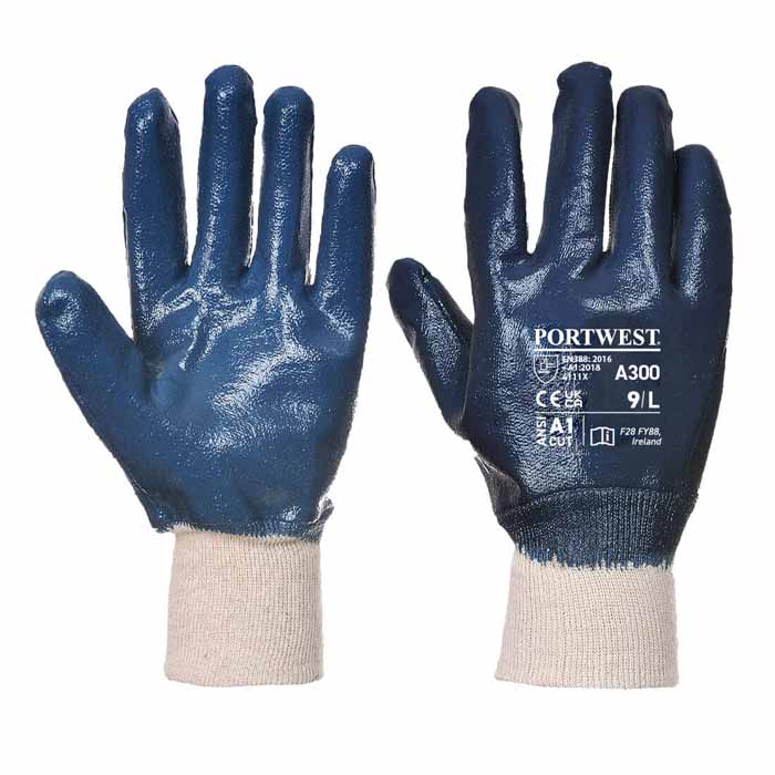 Portwest A300 Nitrile Knitwrist Glove