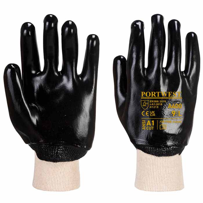 Portwest A400 PVC Knitwrist Glove