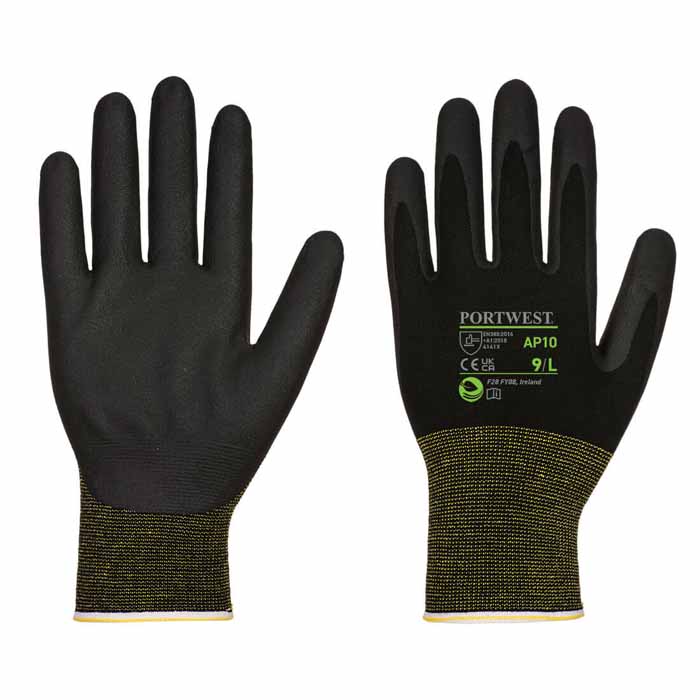 Portwest AP10 NPR15 Foam Nitrile Bamboo Glove Pk12