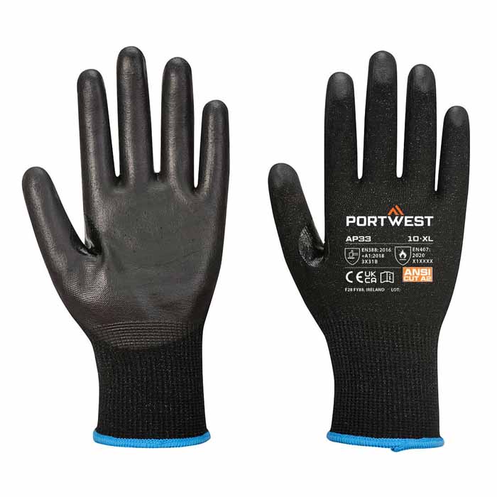 Portwest AP33 LR15 PU Touchscreen Glove PK12