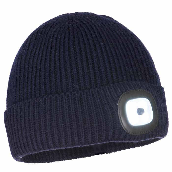 Portwest B033NAR Workman's LED Beanie